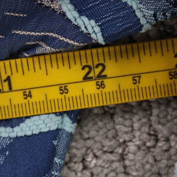 Christopher & Banks Jacket Womens Small S Blue Floral Pattern Full Zip Rare 90s - Picture 8 of 9